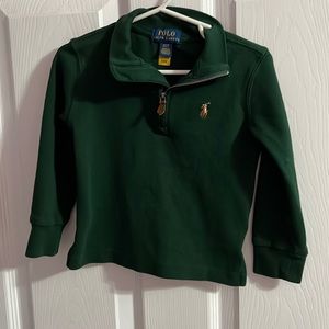 Polo quarter zip long sleeve shirt